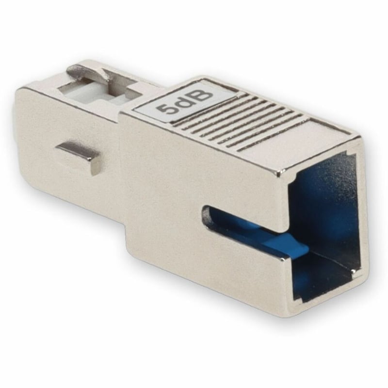 AddOn 2-Pack of 5dB fixed SC Male to SC Female OS1 SMF Simplex Fiber Attenuators - Thumbnail 3
