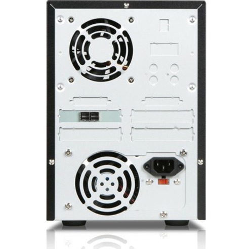 RAIDage JAGE5BT4HDSL-DE Drive Enclosure 12Gb/s SAS, SATA/600 - Mini-SAS HD Host Interface Tower - Black, Silver - Thumbnail 2