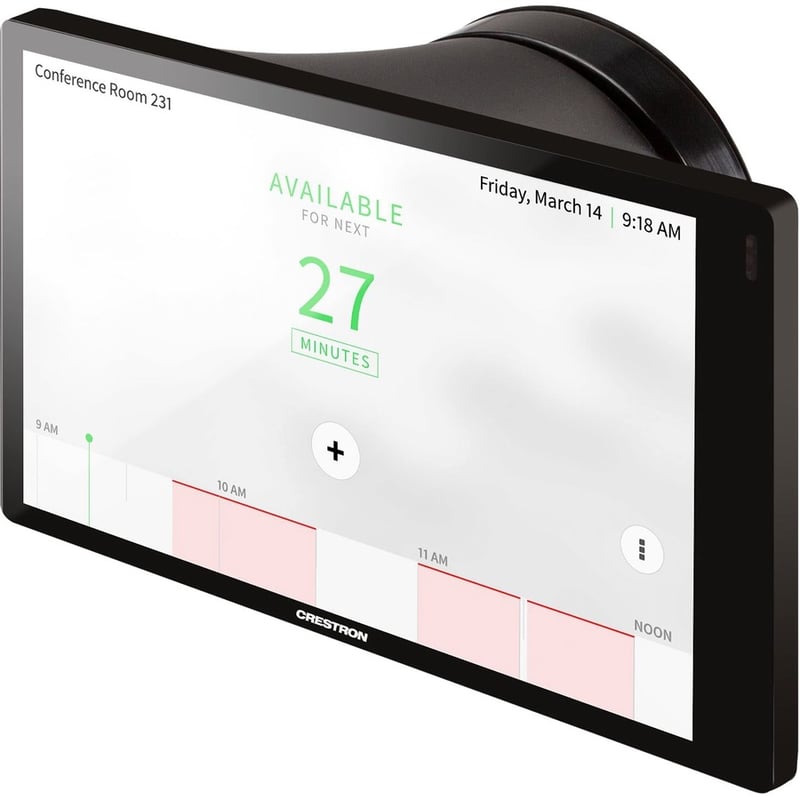 Crestron TSW-770-MSMK-B-S Surface Mount for Touchscreen Monitor, Light Bar - Black Smooth - Thumbnail 2