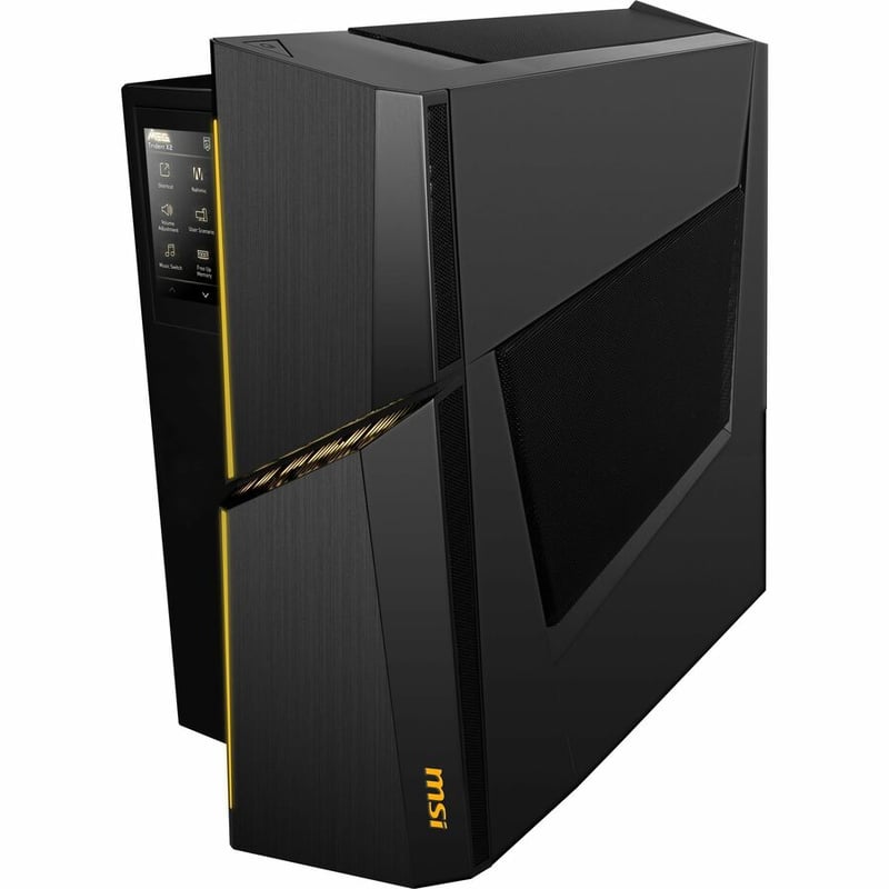 MSI MEG Trident X2 13th MPG Trident X2 13NUF-074US Gaming Desktop Computer - Intel Core i7 13th Gen i7-13700KF - 32 GB RAM DDR5 SDRAM - 1 TB HDD - 1 TB M.2 PCI Express NVMe SSD - Black - Thumbnail 4