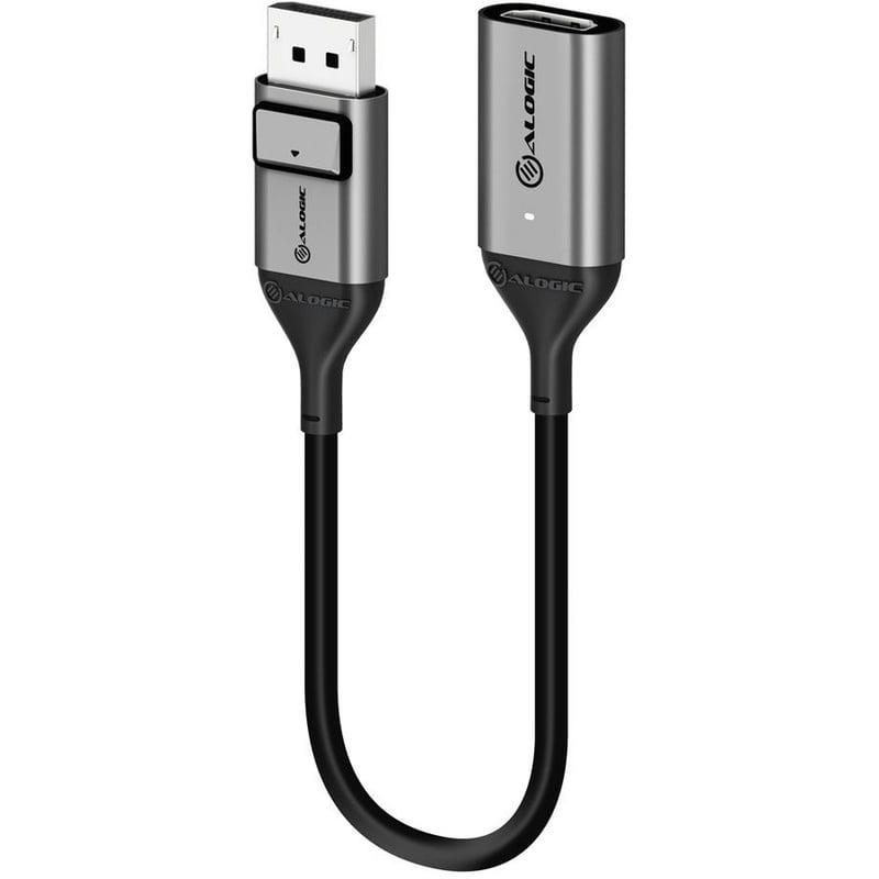 Alogic Ultra DisplayPort 1.4 to HDMI 2.0 Adapter - 4K 60Hz - ACTIVE - 20cm - Thumbnail 1