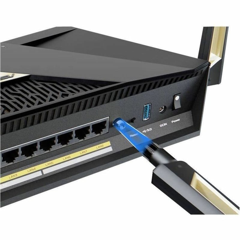 ASUS RT-BE88U DUAL-BAND WIFI 7 4K-QAM MLO DUAL 10G PORTS SFP+ - Thumbnail 4