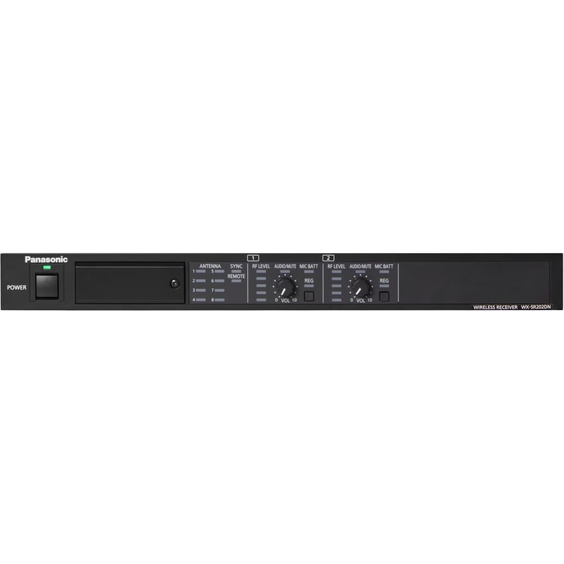 Panasonic WX-SR204DN 4-Channel Dante Digital Wireless Mic Receiver - Thumbnail 2