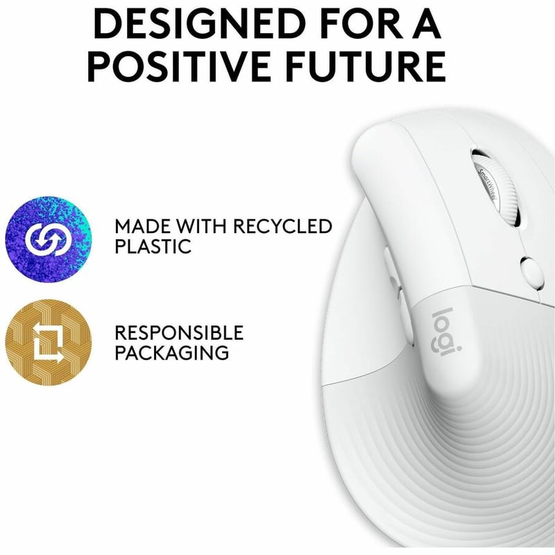 Logitech Lift for Mac (Off-white) - Thumbnail 5