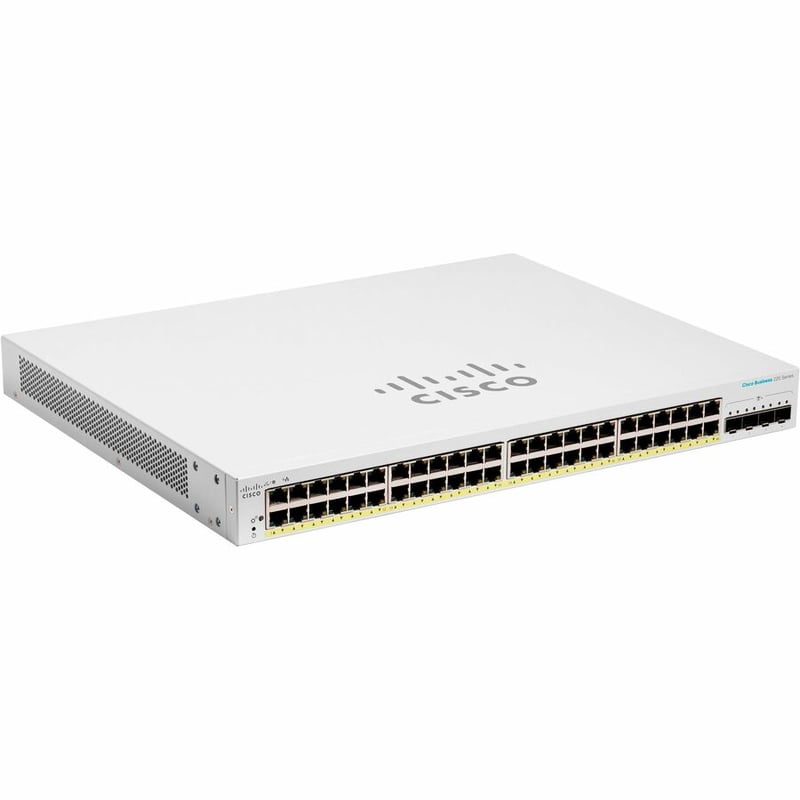 CBS220 SMART 48-PORT GE, POE, 4X10G SFP+ REMANUFACTURED - Thumbnail 4