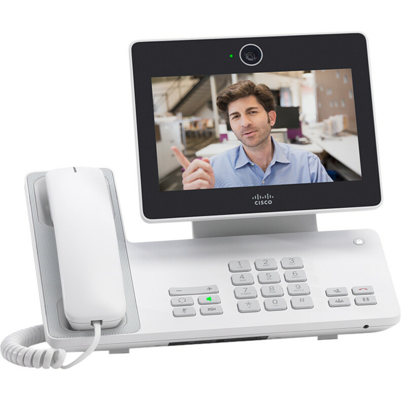 Cisco DX650 IP Phone - Refurbished - Desktop, Wall Mountable - White - Thumbnail 2