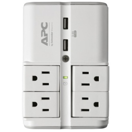 APC by Schneider Electric SurgeArrest Essential 4-Outlet Surge Suppressor/Protector - Thumbnail 3
