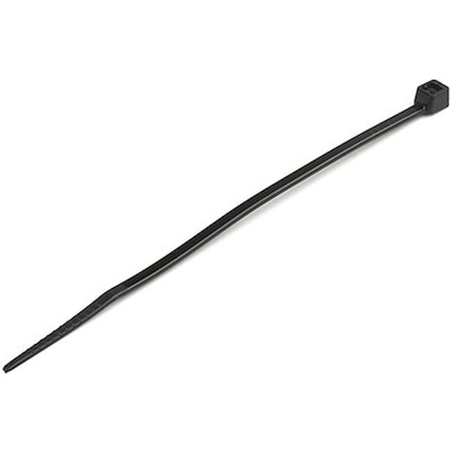 4XEM 250 Pack 6" Cable Ties - Black Medium Nylon/Plastic Zip Tie - Thumbnail 1