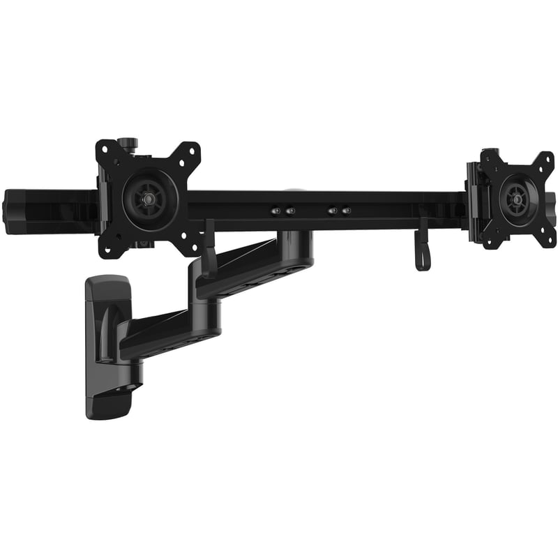StarTech.com Wall Mount Dual Monitor Arm, Articulating Ergonomic VESA Wall Mount for 2x 24" (11lb/5kg) Screens, Adjustable Crossbar - Thumbnail 1