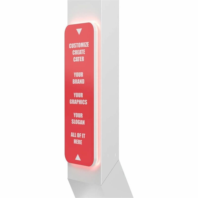 CTA Digital VESA Floor Stand Kiosk with LED Lights - 75x75mm VESA - Thumbnail 3