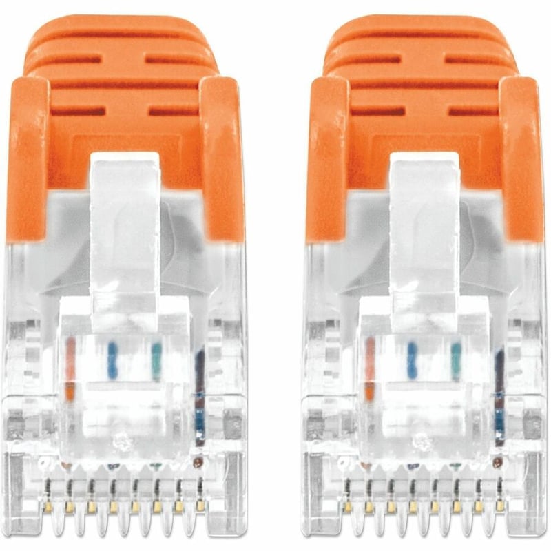 CAT6 U/UTP SLIM NETWORK PATCH CABLE, 14 FT., ORANGE - Thumbnail 3
