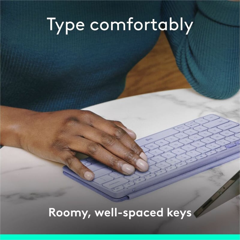 KEYS-TO-GO ULTRA-PORTABLE KEYBO WITH COVER LILAC UNIVERSAL - Thumbnail 4