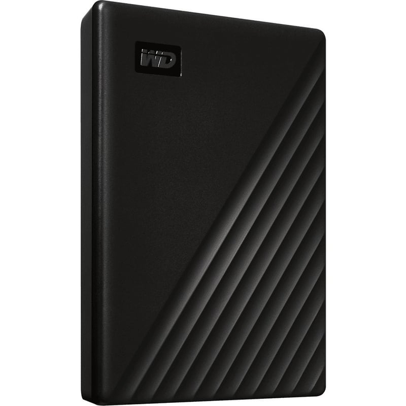 WD My Passport 2 TB Portable Hard Drive - External - Black - Thumbnail 2