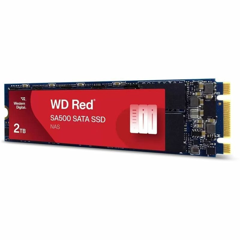 WD Red SA500 WDS200T1R0B 2 TB Solid State Drive - M.2 2280 Internal - SATA (SATA/600) - Thumbnail 2