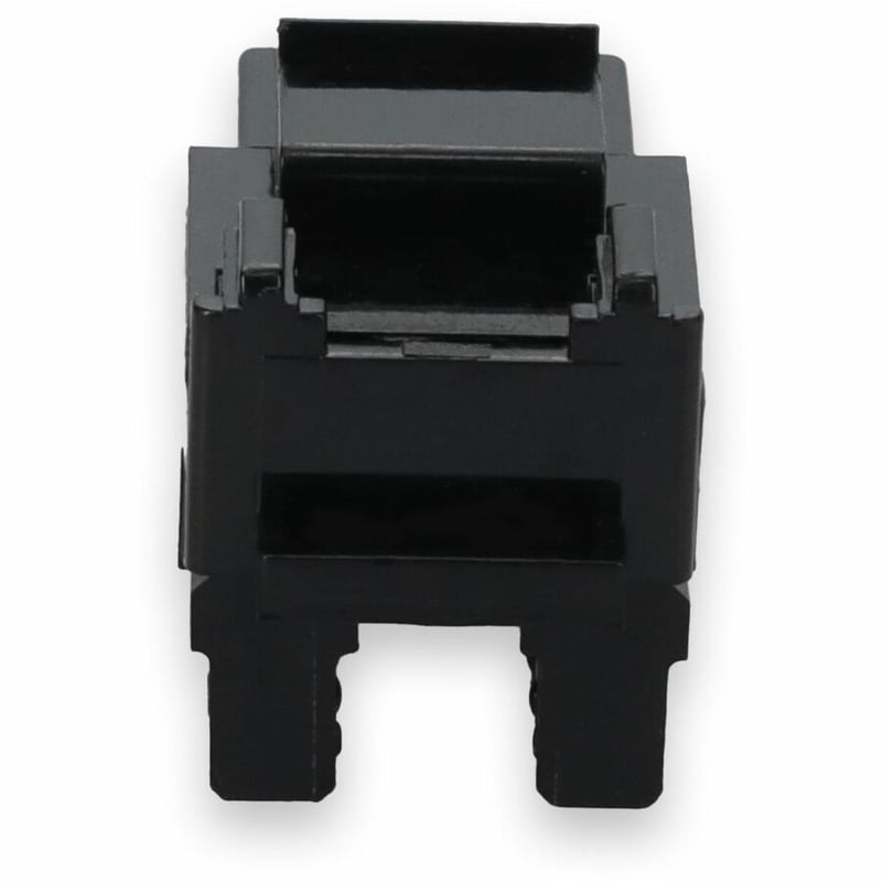 AddOn Non-Terminated to RJ-45 (Female) Black Cat6A UTP Copper Connector 90 Degree - Thumbnail 4