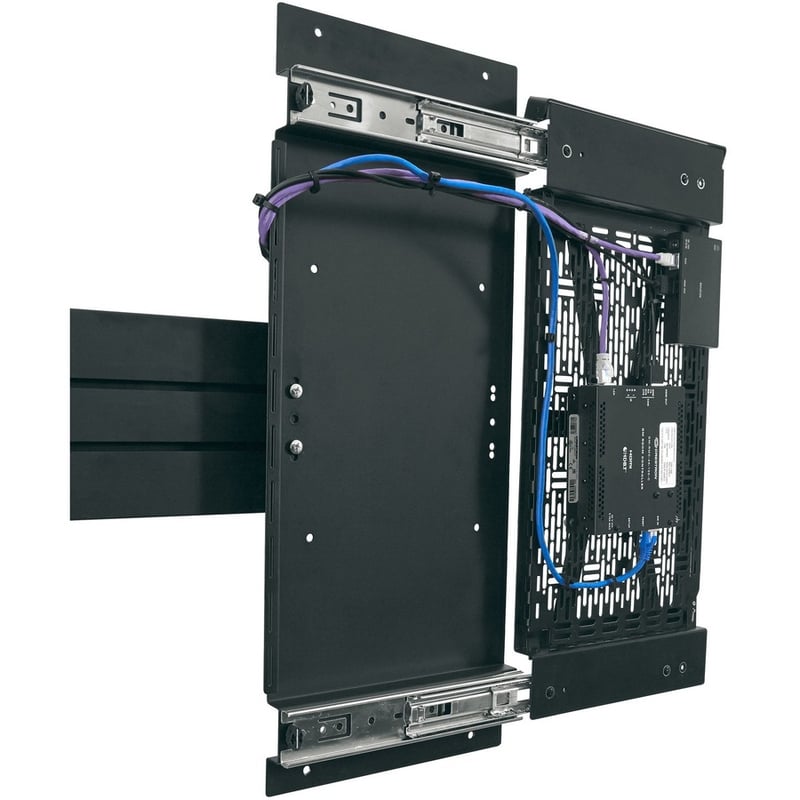 Chief Proximity Component Storage Slide-Lock Panel for AV Systems - Black - Thumbnail 3