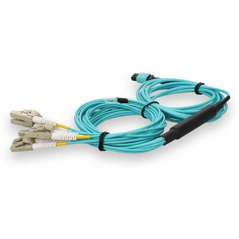 ADDON 3M MPO/UPC TO 6XLC DUPLEX (12XLC)/UPC AQUA OM4 ARMORED OFNP (PLENUM-RATED) - Thumbnail 3