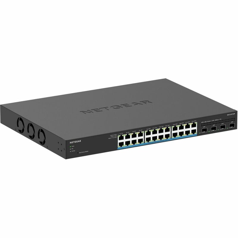 Netgear 24-Port Multi-Gigabit (2.5G) Ethernet Ultra60 PoE++ Smart Switch with 4 SFP+ Ports - Thumbnail 4