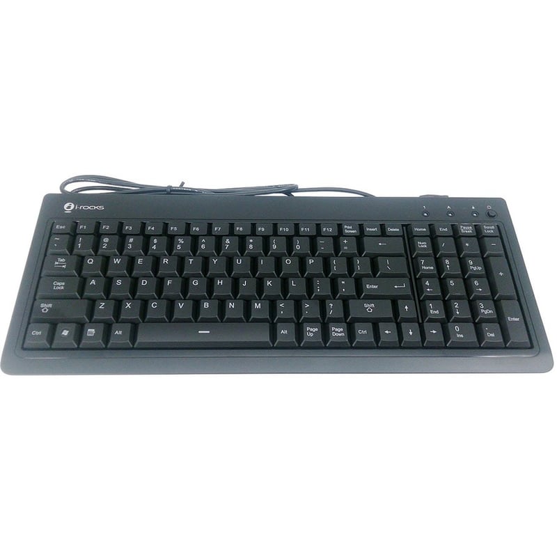IROCKS BLUE LED BACK-LIGHT BLACK - Thumbnail 1