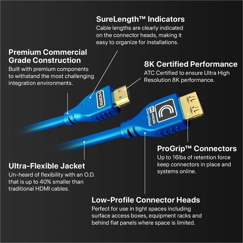 Comprehensive MicroFlex Pro AV/IT HDMI A/V Cable - Thumbnail 2