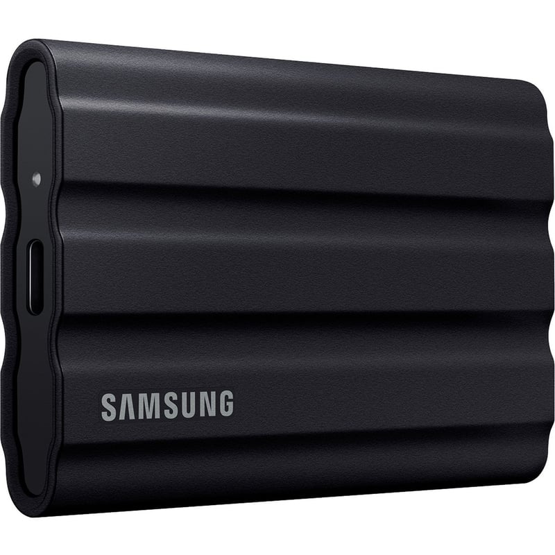 Samsung T7 MU-PE2T0S/AM 2 TB Portable Rugged Solid State Drive - 2.5" External - Black - Thumbnail 1