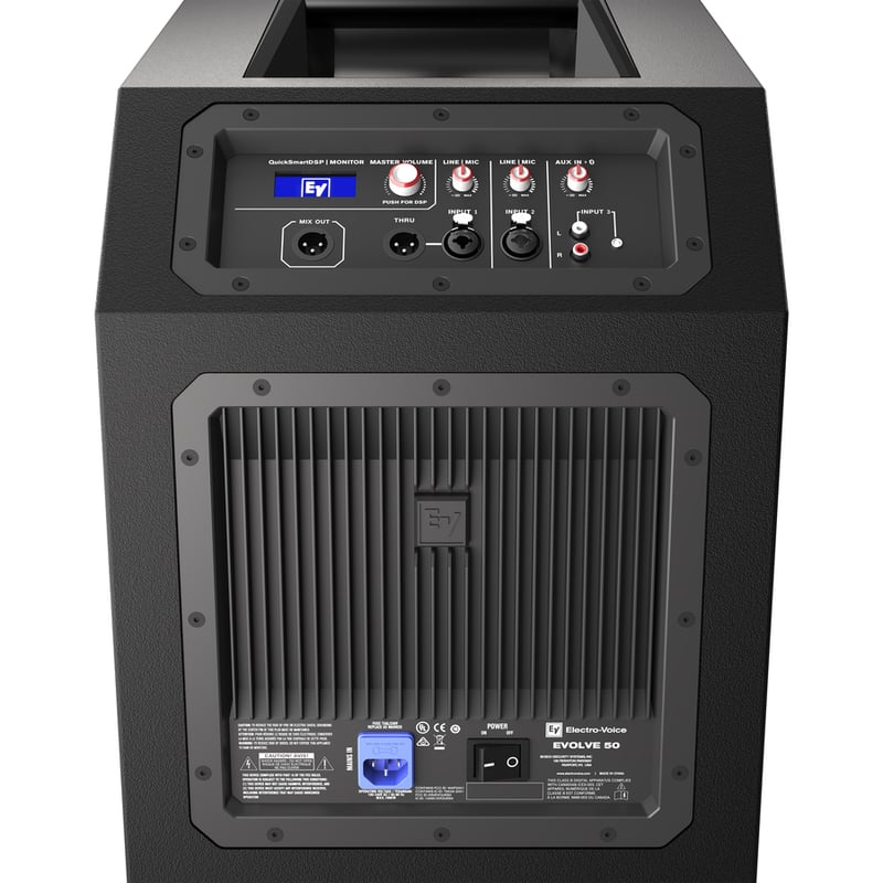 Electro-Voice EVOLVE Portable Bluetooth Speaker System - Black - Thumbnail 2