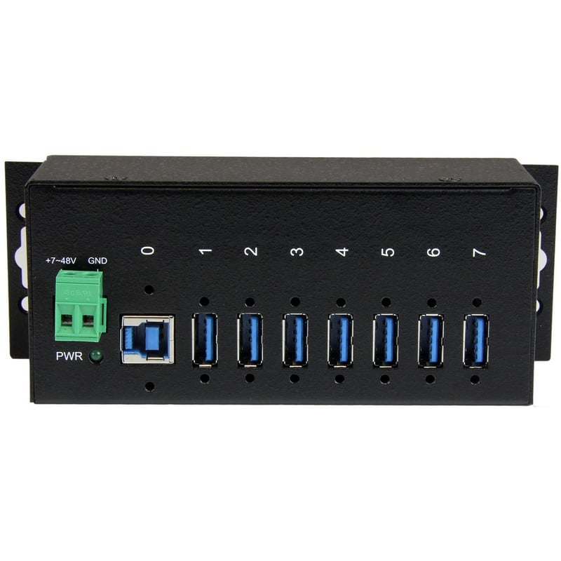 StarTech.com 7 Port Industrial USB 3.0 Hub with ESD - 5Gbps - Thumbnail 3