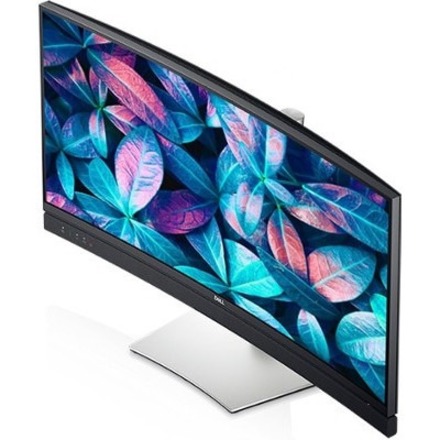 Dell C3422WE 34" Class Webcam WQHD Curved Screen LCD Monitor - 21:9 - Platinum Silver