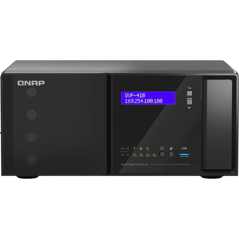 QNAP NVR Server X Smart PoE Switch, Building Complete Surveillance Network - Thumbnail 3