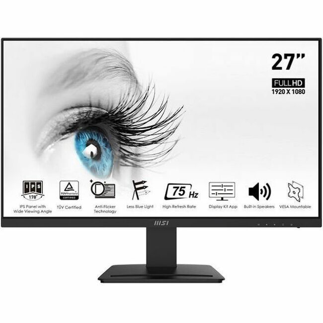 MSI Pro MP273A 27" Class Full HD LCD Monitor - 16:9 - Thumbnail 1