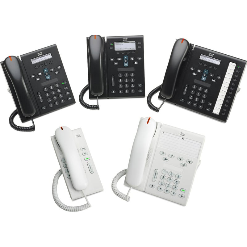 Cisco Unified 6941 IP Phone - Refurbished - Wall Mountable - Arctic White - Thumbnail 3
