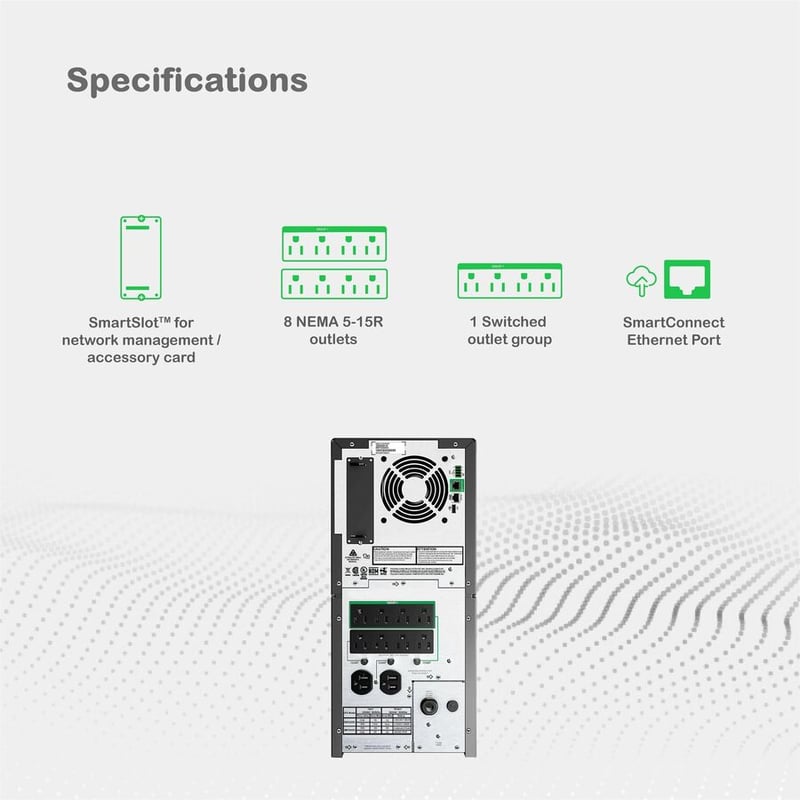 APC by Schneider Electric Smart-UPS SMT2200C 2.2KVA Tower UPS - Thumbnail 4