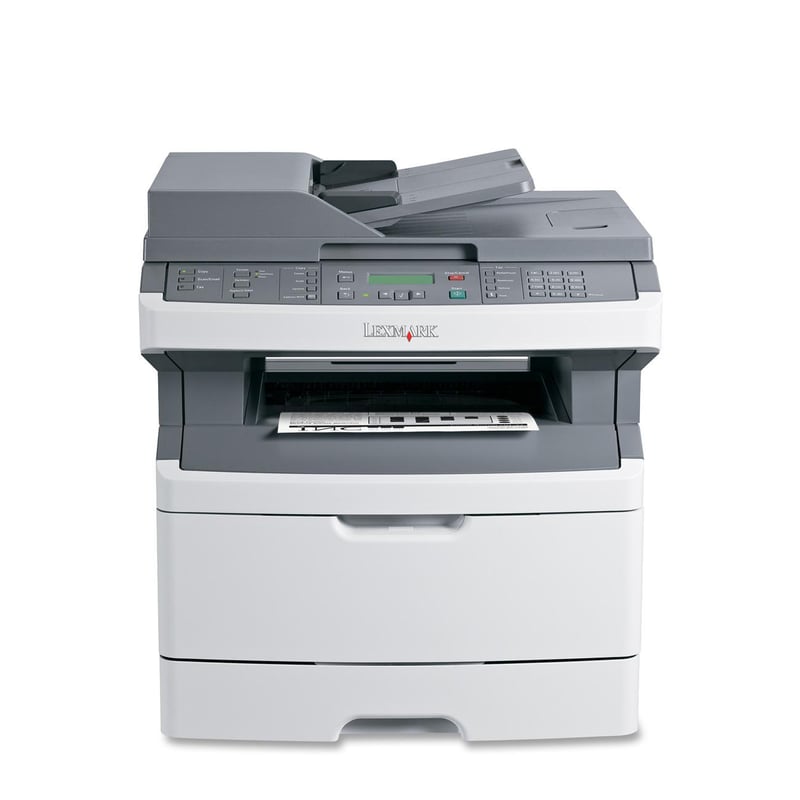 Lexmark X264DN Laser Multifunction Printer - Monochrome - Gray - Thumbnail 1