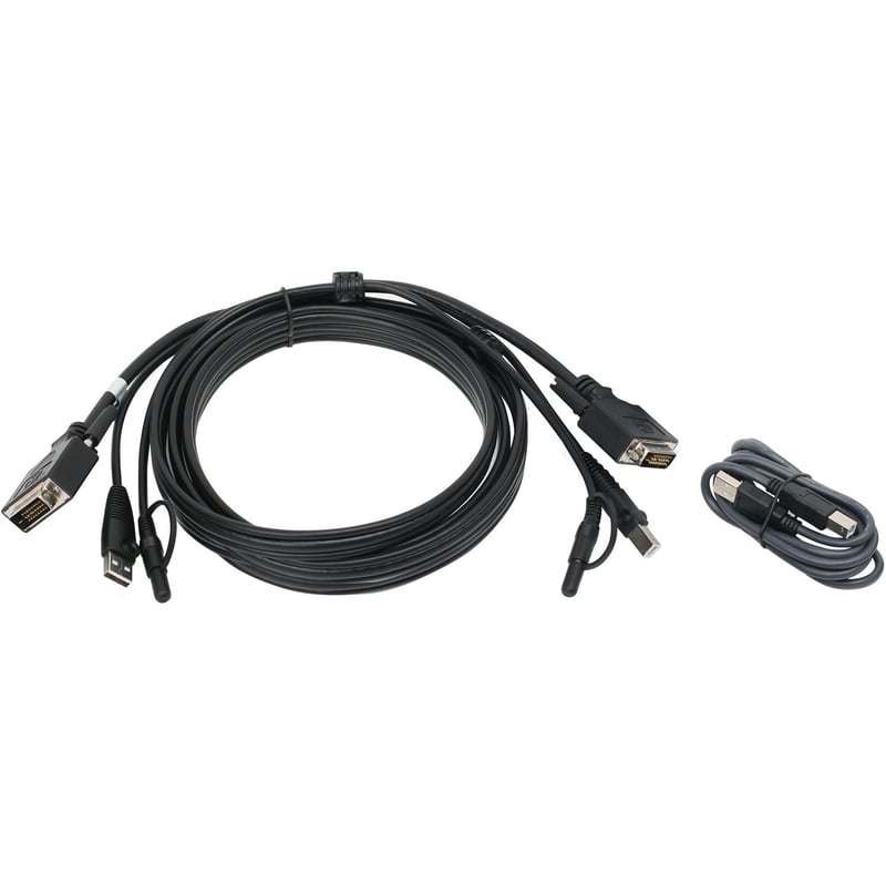 IOGEAR 10 Ft. DVI, USB KVM Cable Kit with Audio (TAA) - Thumbnail 1