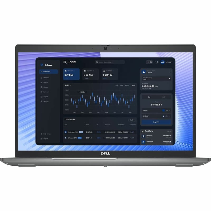 Dell Precision 3000 3590 15.6" Touchscreen Mobile Workstation - 4G - Full HD - 60 Hz - Intel Core Ultra 7 165H - vPro Technology - Intel Evo Platform - 32 GB - 512 GB SSD - English (US) Keyboard - Titan Gray - Thumbnail 2