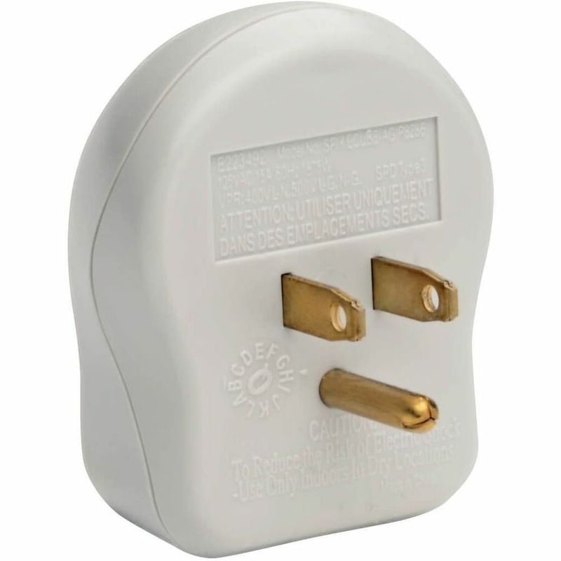 Eaton Tripp Lite Series 1-Outlet Personal Surge Protector, Direct Plug-In, 600 Joules, 2 Diagnostic LEDs - Thumbnail 2