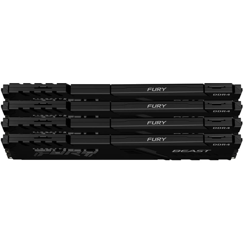 Kingston FURY Beast 64GB (4 x 16GB) DDR4 SDRAM Memory Kit - Thumbnail 2