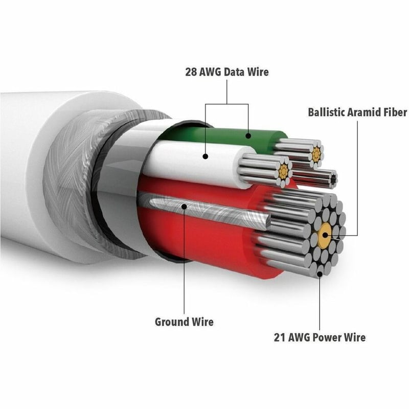 CELLAIRIS-CHARGE CABLE 3FT USB-A TO LT - Thumbnail 2