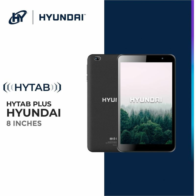 Hyundai HyTab Plus 8WB1 Tablet - 8" HD - 32 GB Storage - Black - Thumbnail 2