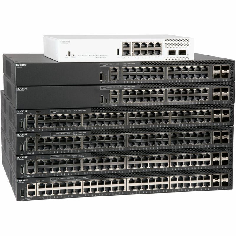 ICX8200-C08PF - RUCKUS ICX 8200 COMPACT SWITCH, 8 10/100/1000 MBPS POE+ PORTS, 2 - Thumbnail 2