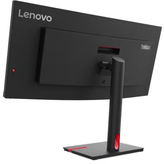 Lenovo ThinkVision T34w-30 34" Class UW-QHD Curved Screen LCD Monitor - 21:9 - Raven Black - Thumbnail 4