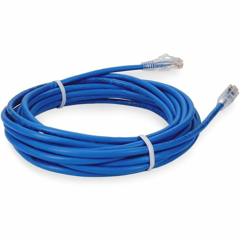 AddOn 20ft Blue CAT 6 Plenum-Rated Ethernet Cable Snagless Bubble Boot RJ-45 M/M - Thumbnail 5