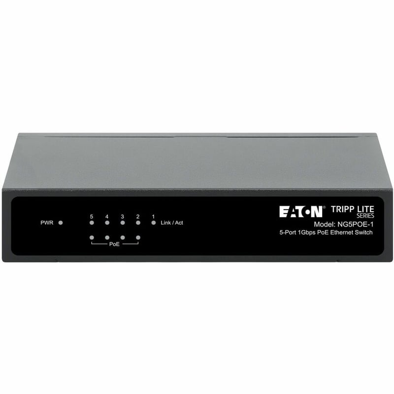 DESKTOP GIGABIT ETHERNET SWITCH UNMANAGED POE+ 5-PORT 10/100/1000 - Thumbnail 5