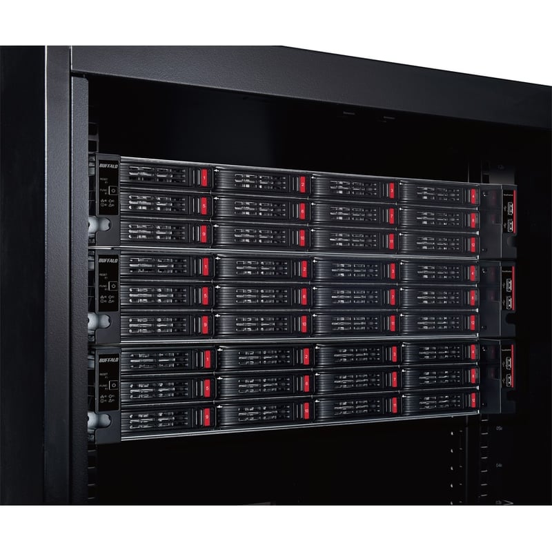 BUFFALO TeraStation 51220 12-Bay 144TB (12x12TB) Business Rackmount NAS Storage Hard Drives Included - Thumbnail 3