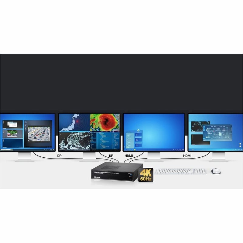 ATEN 4K Quad-Display KVM over IP Multi-View Receiver - Thumbnail 3