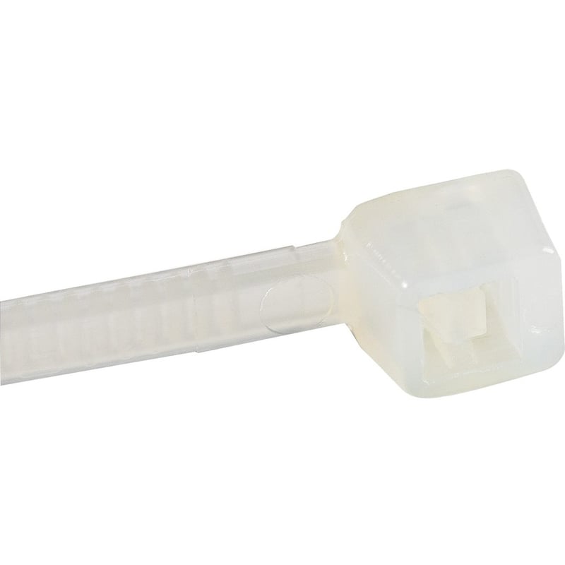 StarTech.com 4"(10cm) Cable Ties, 7/8"(22mm) Dia, 18lb(8kg) Tensile Strength, Nylon Self Locking Zip Ties, UL Listed, 100 Pack, White - Thumbnail 4