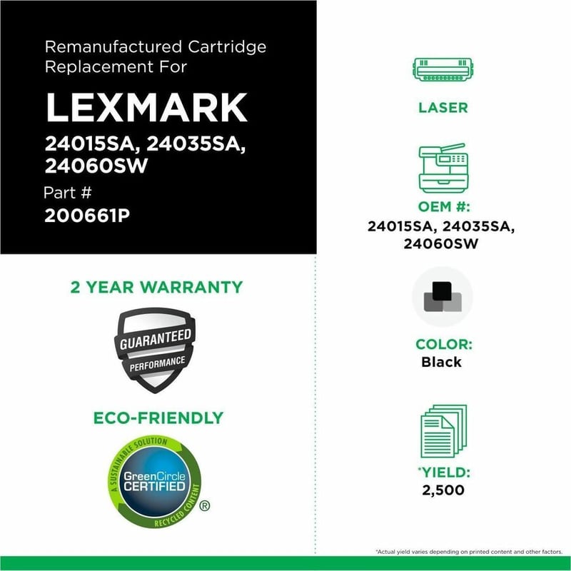Clover Imaging Remanufactured Toner Cartridge for Lexmark E230/E232/E240/E330/E332/E340 - Thumbnail 3