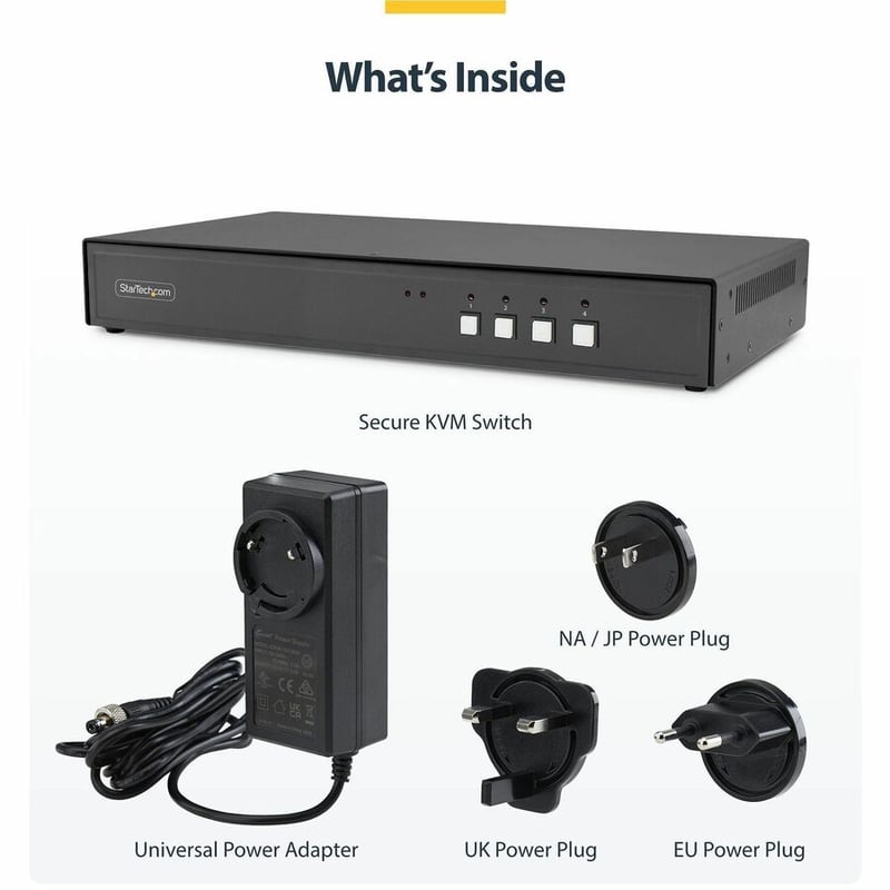 SECURE 4-PORT DISPLAYPORT KVM NIAP 4.0 MADE IN THE USA - Thumbnail 2