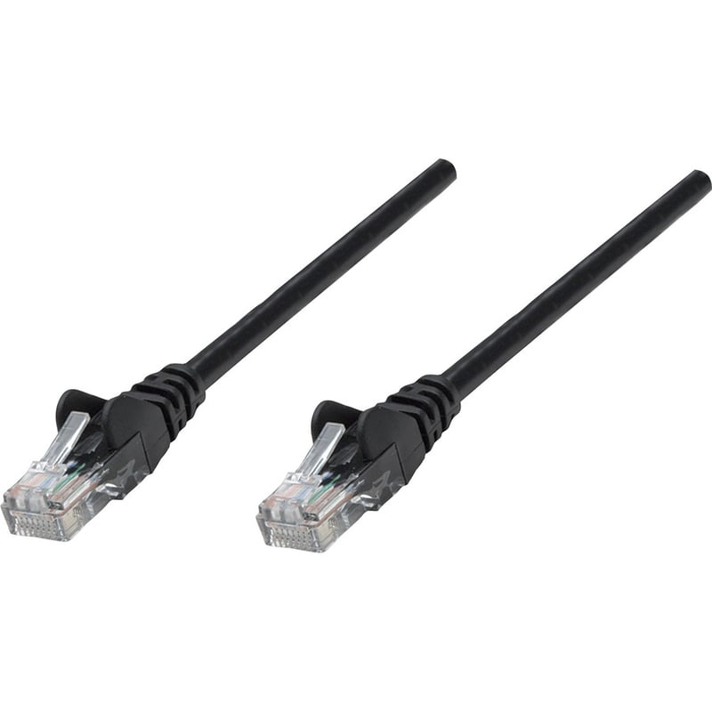 Intellinet Network Solutions Cat5e UTP Network Patch Cable, 50 ft (15.0 m), Black - Thumbnail 5