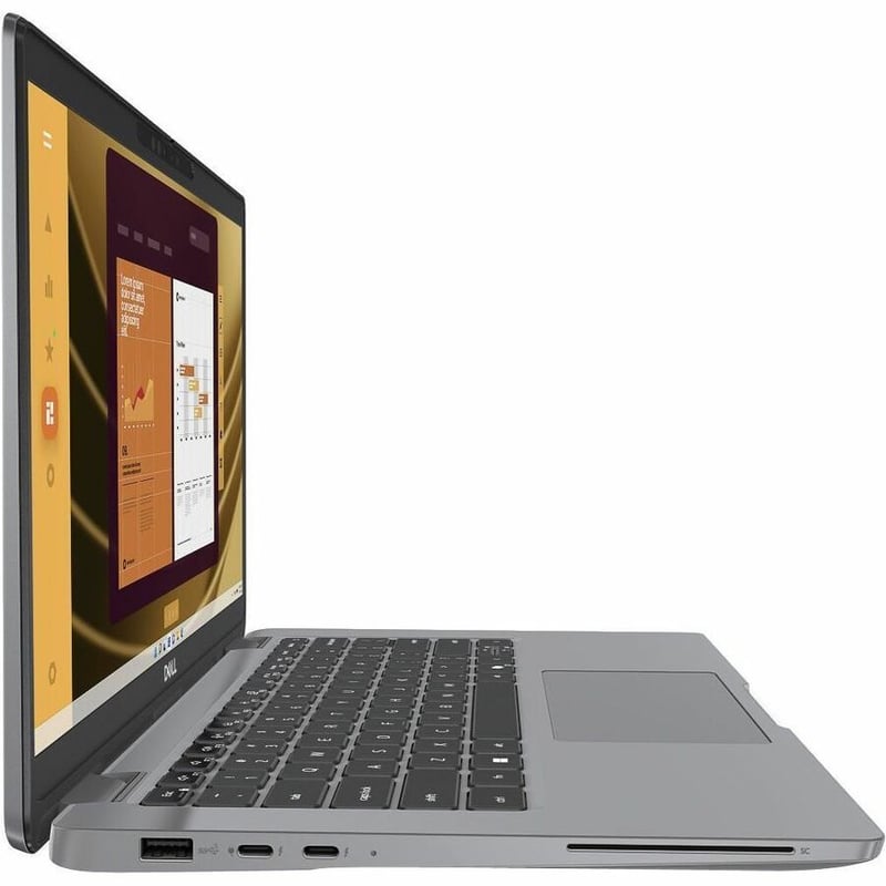 Dell Latitude 5000 5350 13.3" Touchscreen Notebook - Full HD - 60 Hz - Intel Core Ultra 7 165U - vPro Technology - 16 GB - 256 GB SSD - Gray